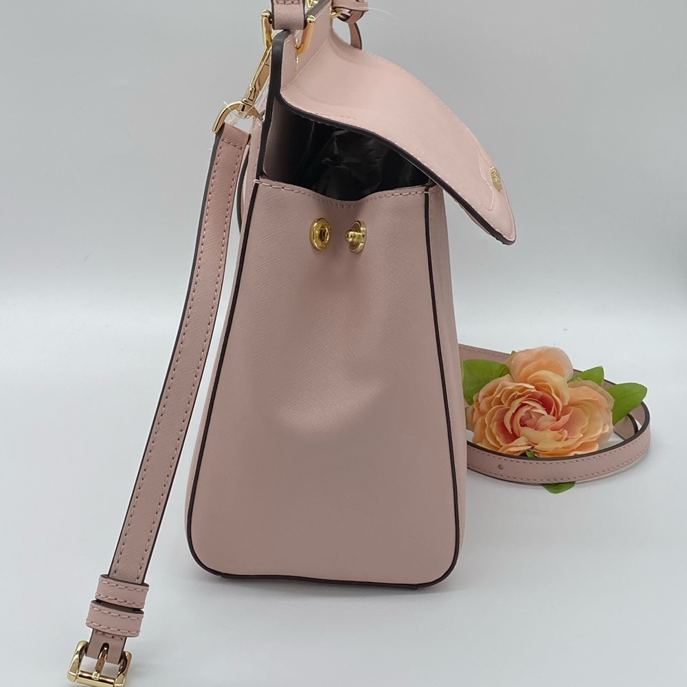 MICHAEL KORS TALIA LARGE TH SATCHEL BLOSSOM - Picture 5 of 16